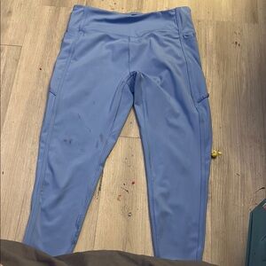Apana Blue Leggings Athletic Bottoms